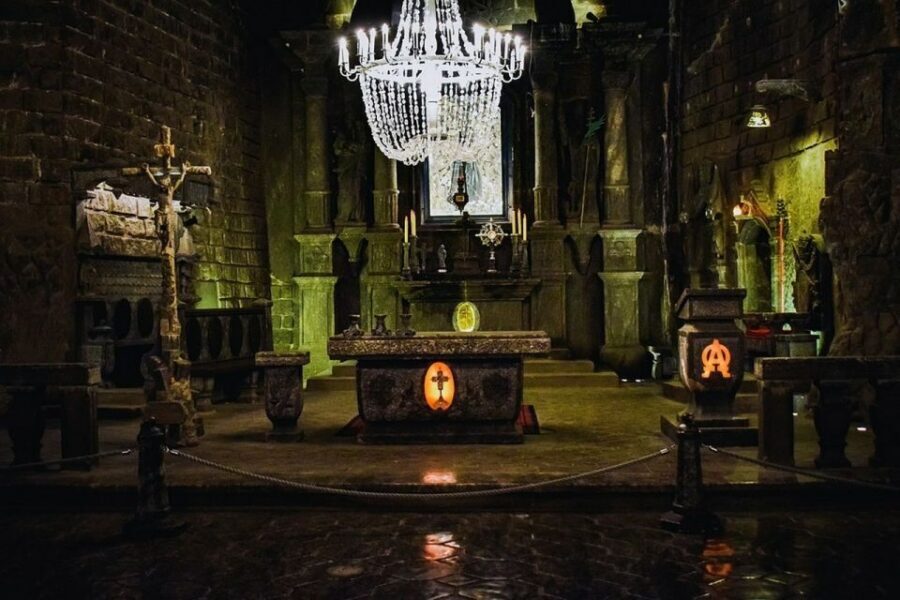 From Krakow: Wieliczka Salt Mine Tourist Route - Entering the mine: 800 steps, then a calmer pace